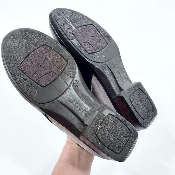 NOAT kamsin black and tan low heel bootie 37 - Picture 6 of 11